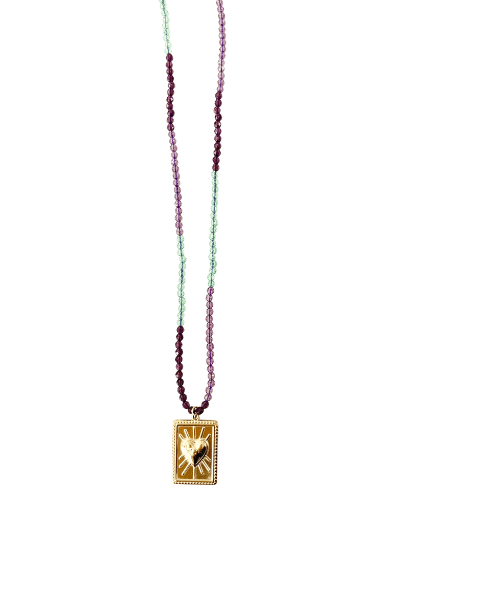Gemelli Hollis Square Heart Necklace - Jessi Jayne Boutique