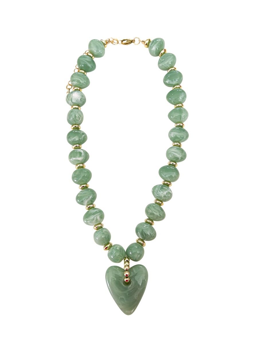 Gemelli Athens Necklace Green - Jessi Jayne Boutique