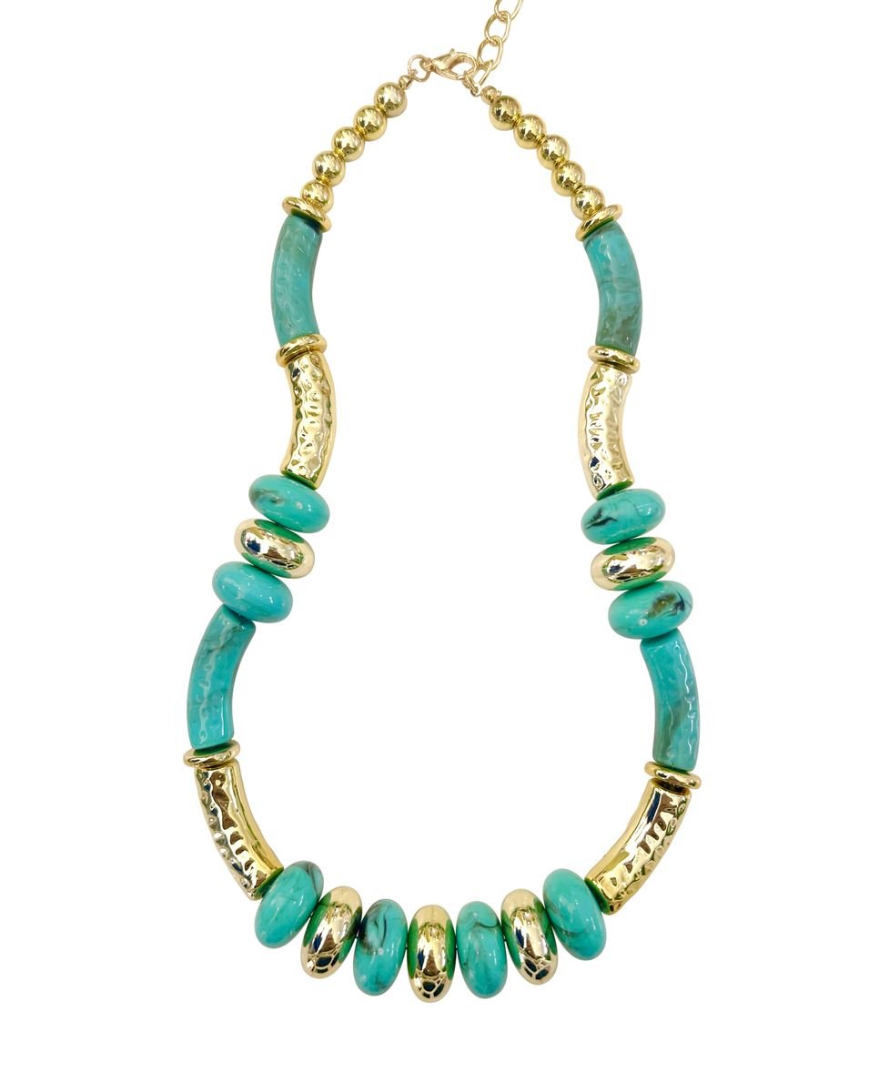 Gemelli Julian Necklace Turquoise - Jessi Jayne Boutique