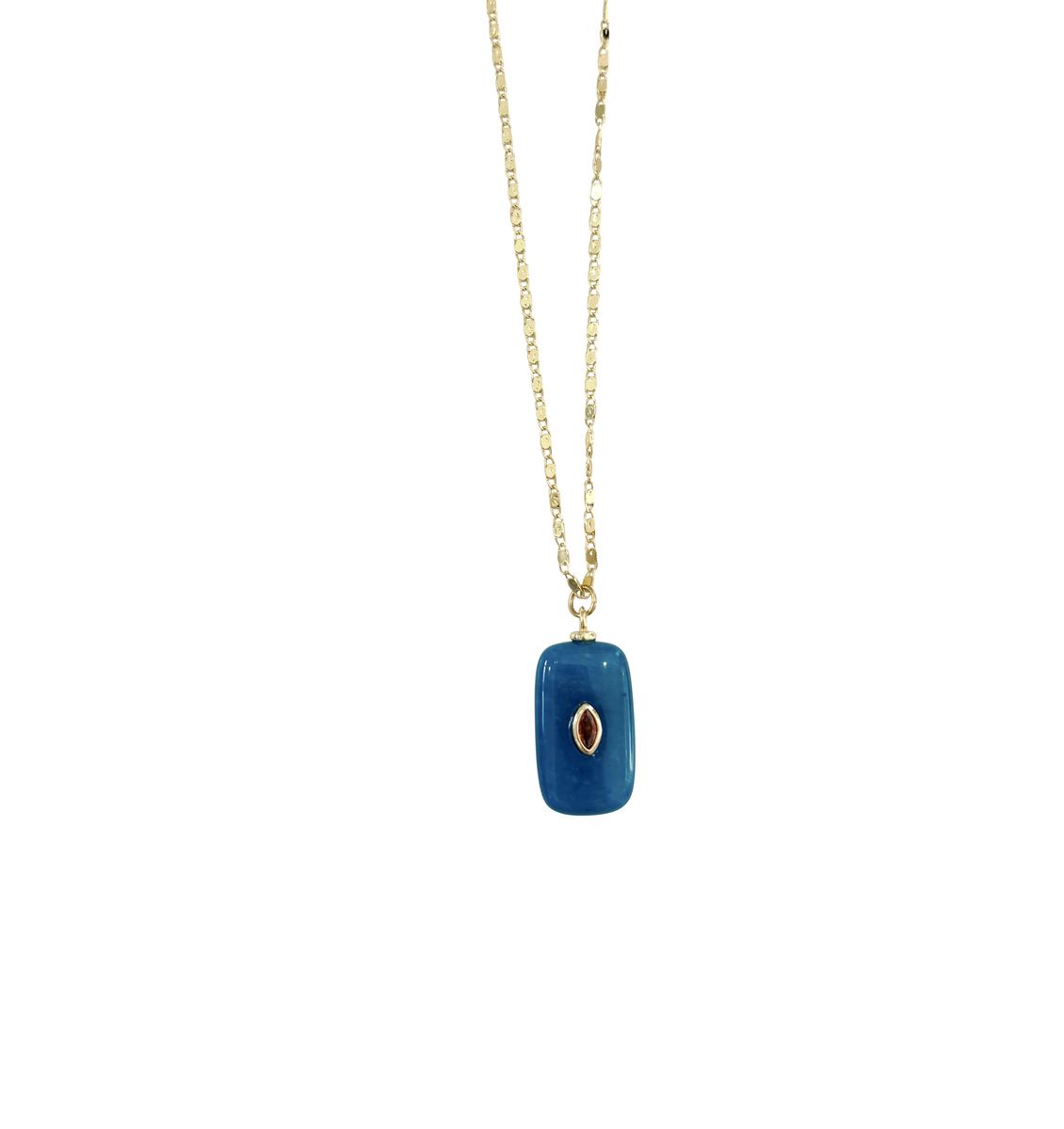 Gemelli Laila Necklace Blue Jade - Jessi Jayne Boutique