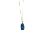 Gemelli Laila Necklace Blue Jade - Jessi Jayne Boutique