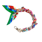 Gemelli Gold Phone Chain with Scarf Rainbow - Jessi Jayne Boutique