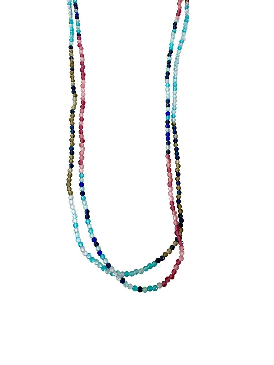 Gemelli Ozzy Necklace Set Blue Pink - Jessi Jayne Boutique