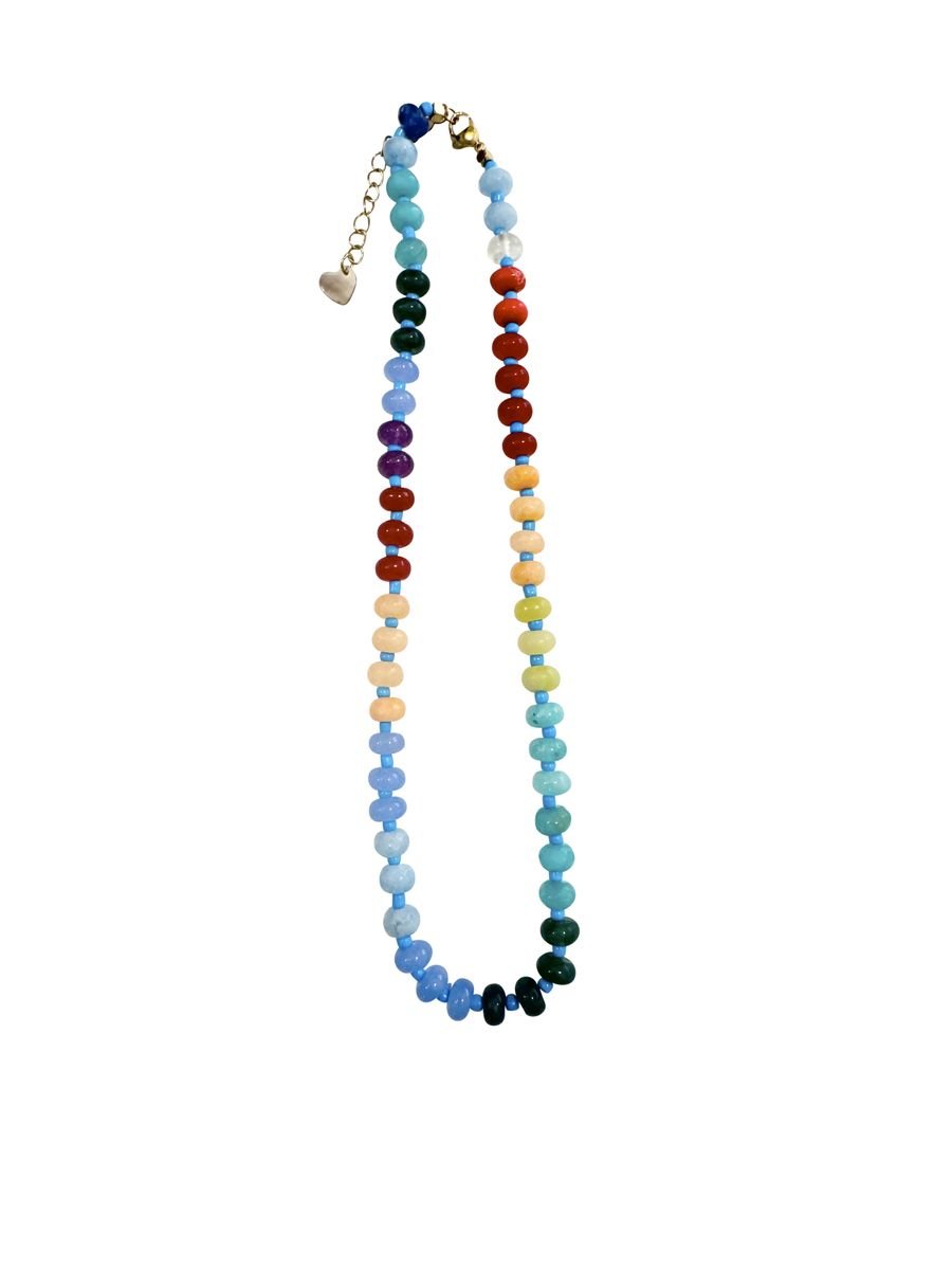 Gemelli Barrett Necklace Teal Mix - Jessi Jayne Boutique