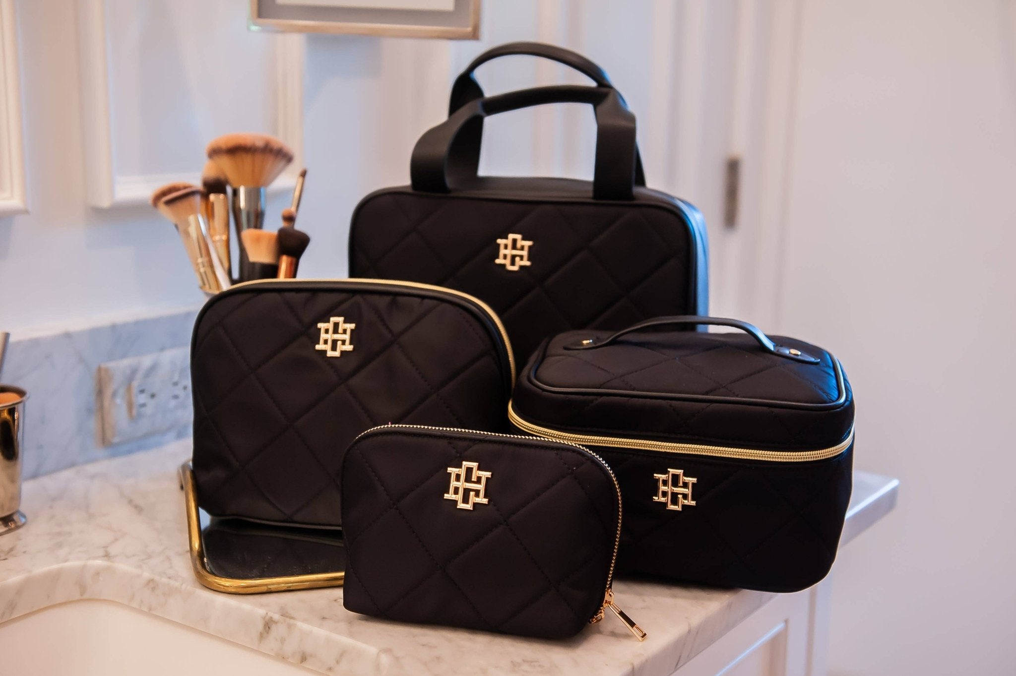 Punta Cana Large Nylon Black Case - Jessi Jayne Boutique