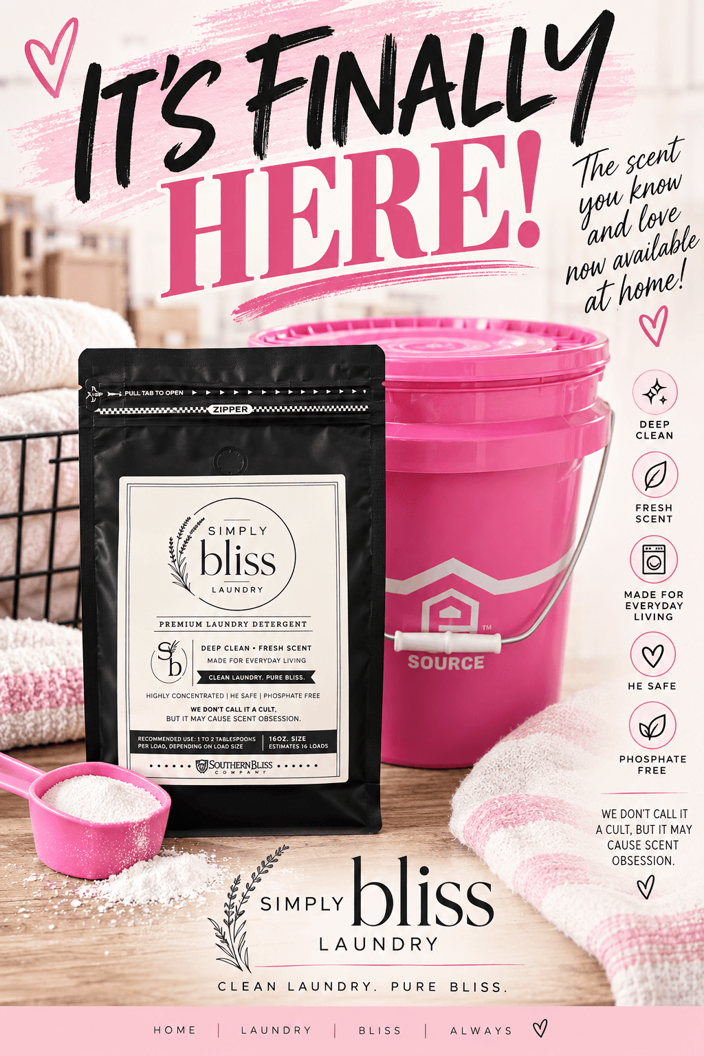 Simply Bliss Laundry Detergent - Jessi Jayne Boutique