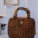 Punta Cana Large Leopard Patent Case Bag - Jessi Jayne Boutique