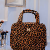 Punta Cana Large Leopard Patent Case Bag - Jessi Jayne Boutique