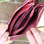 Liz Woven Burgundy Crossbody Purse - Jessi Jayne Boutique