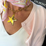 Chansuttpearls Star Necklace Gold