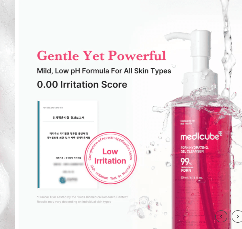 MEDICUBE PDRN Pink Gel Hydrating Cleanser - Jessi Jayne Boutique