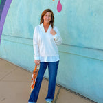 Polished Layers V - Neck Sweater - Jessi Jayne Boutique