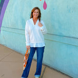 Polished Layers V - Neck Sweater - Jessi Jayne Boutique