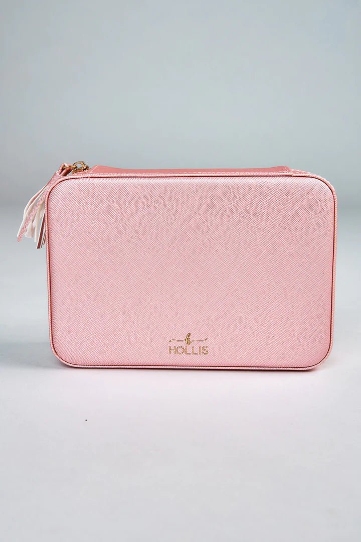 Hollis Metallic Blush Jewelry Organizer - Jessi Jayne Boutique