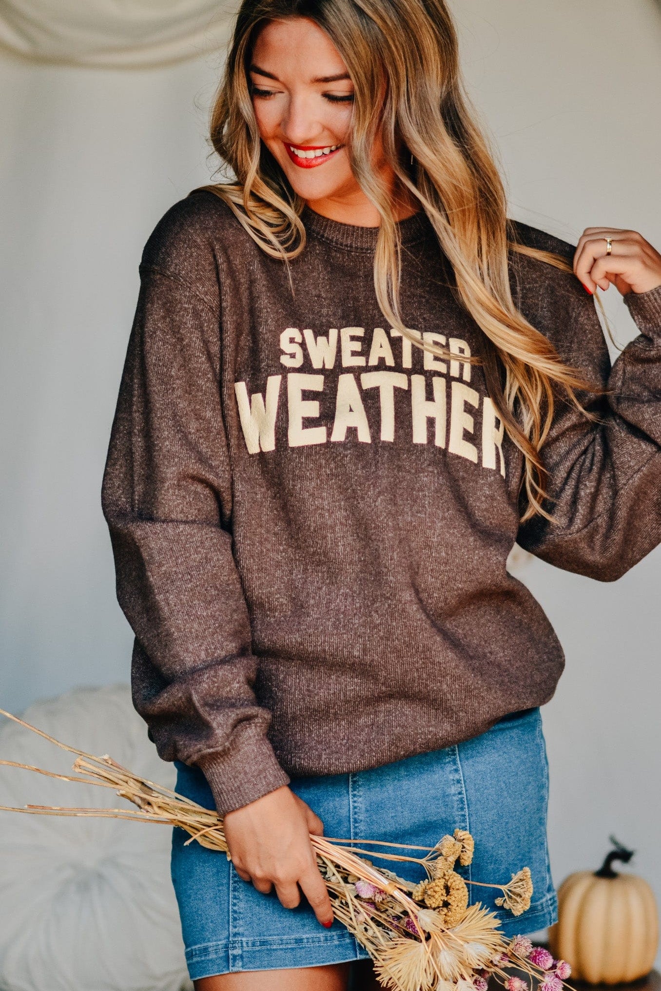 Sweater Weather Knit Sweatshirt - Jessi Jayne Boutique