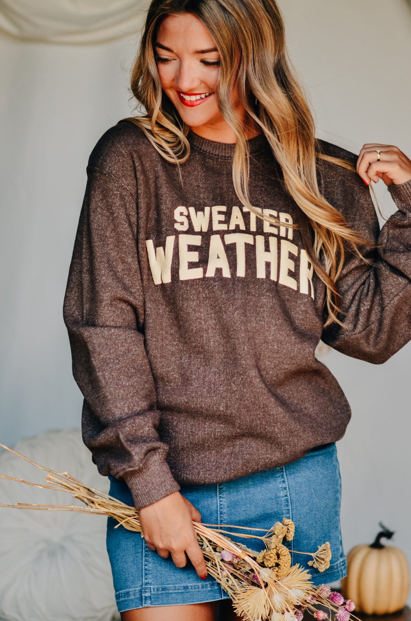 Sweater Weather Knit Sweatshirt - Jessi Jayne Boutique