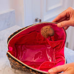 Capri Large Leopard Patent Pouch - Jessi Jayne Boutique