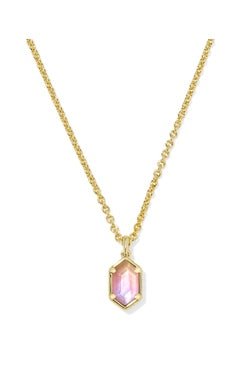 Kendra Scott Hallie Short Gold Sunrise Watercolor Necklace - Jessi Jayne Boutique
