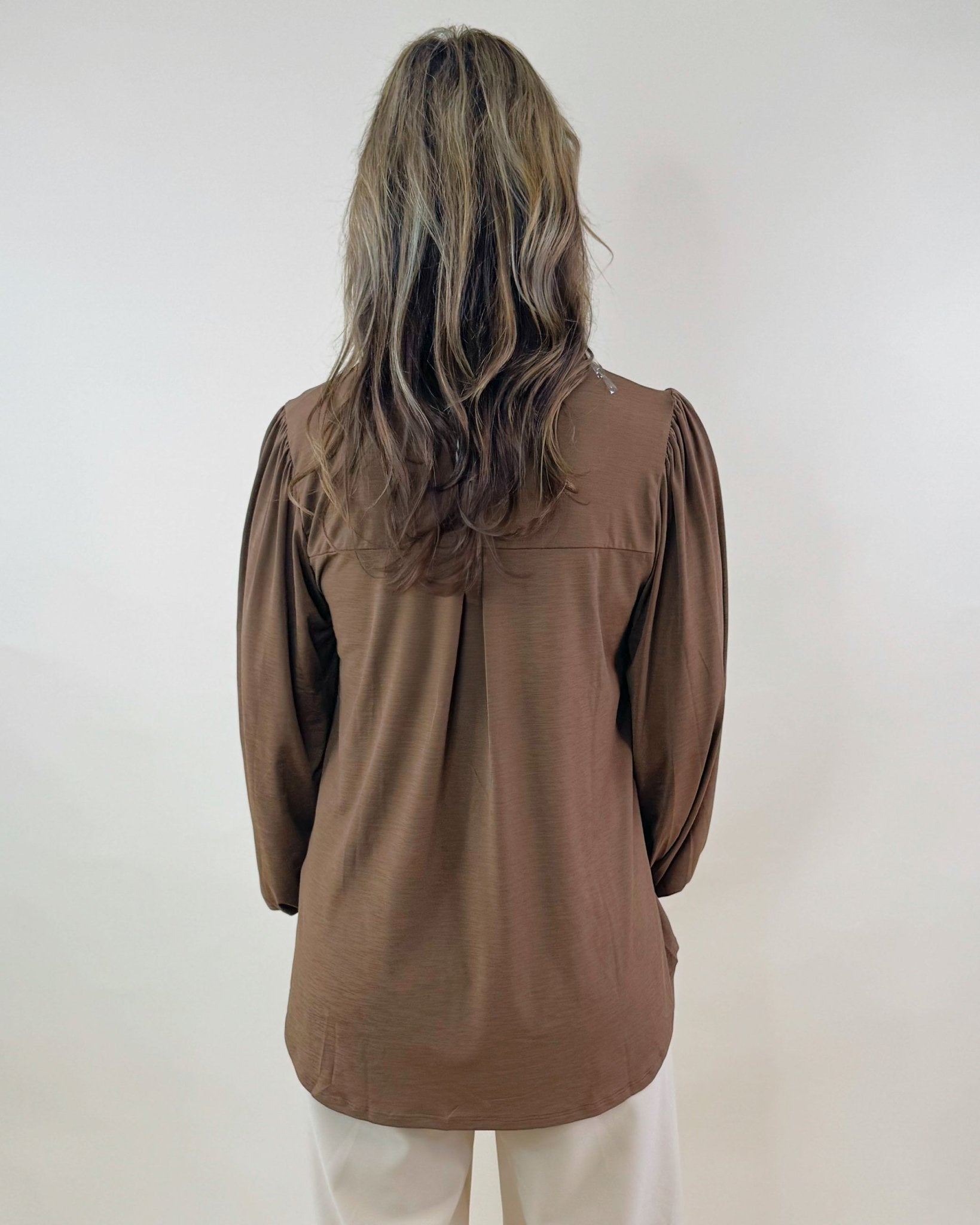 Mocha Muse Blouse - Jessi Jayne Boutique