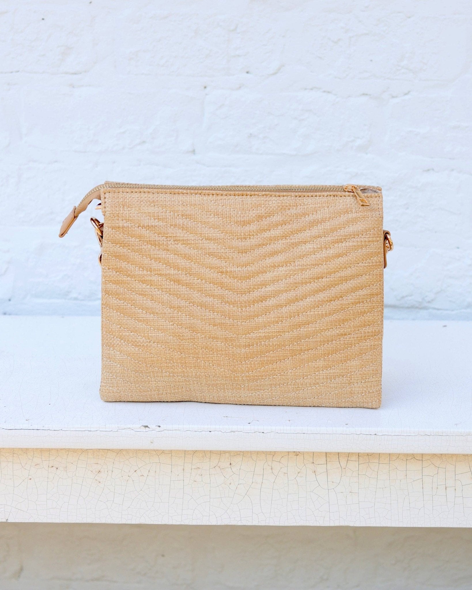 Ariana Crossbody Natural - Jessi Jayne Boutique