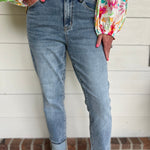 Stay or Go Judy Blue High Waist Boyfriend Jeans - Jessi Jayne Boutique