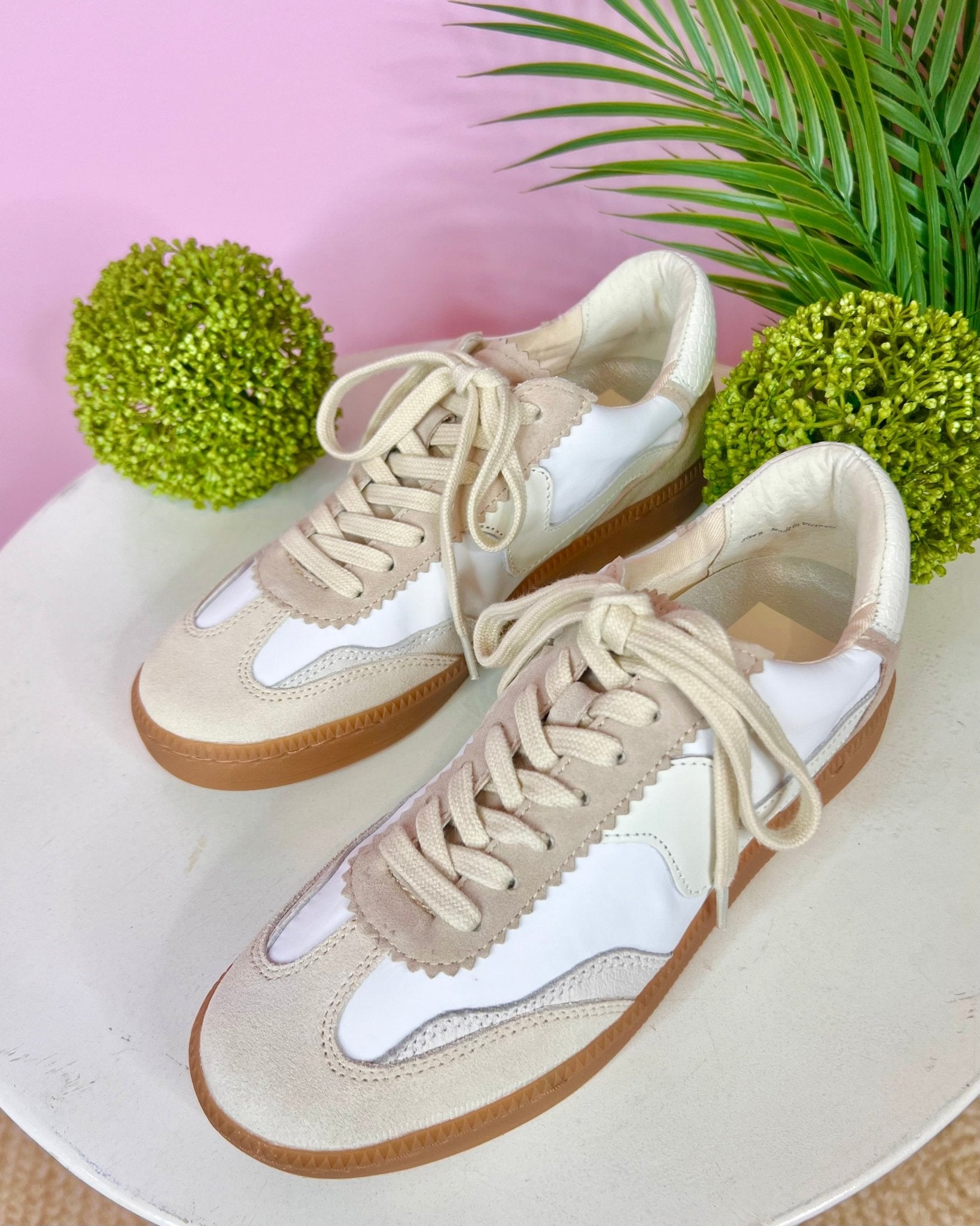 Dolce Vita Notice Sneakers In Ivory Multi Nylon - Jessi Jayne Boutique
