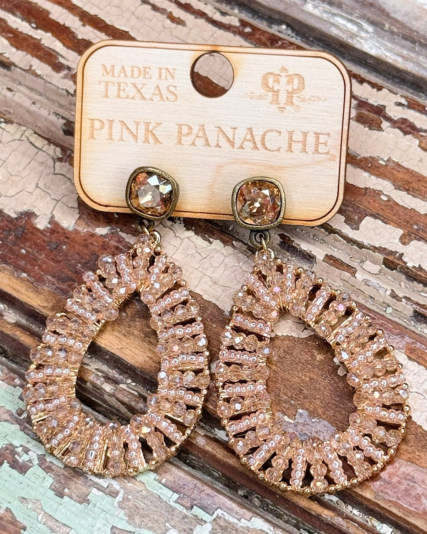 Golden Radiance Teardrop Earrings - Jessi Jayne Boutique