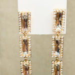 Crystal Luxe Drop Earrings - Jessi Jayne Boutique
