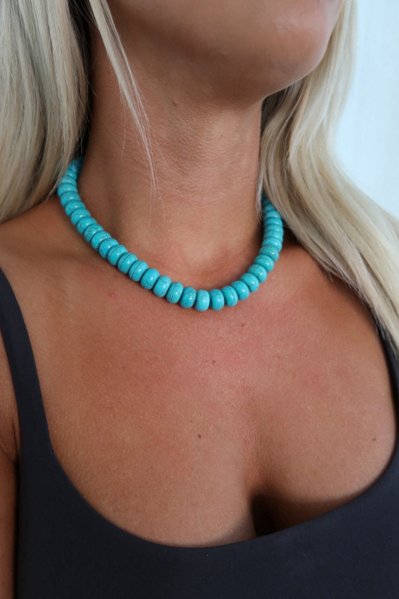 Turquoise Chunky Necklace - Jessi Jayne Boutique