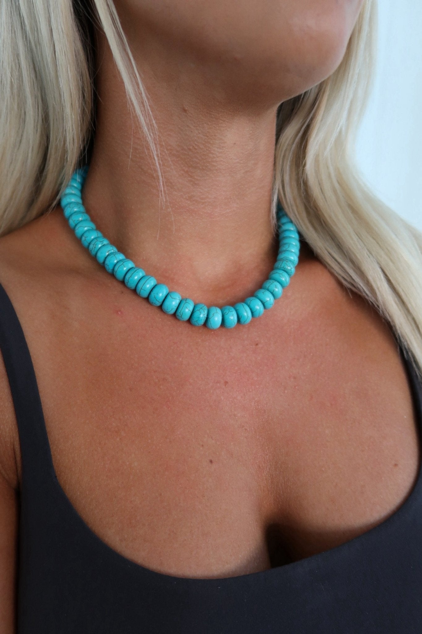 Turquoise Chunky Necklace - Jessi Jayne Boutique