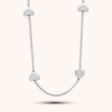 Pressie Affinity Necklace Silver - Jessi Jayne Boutique