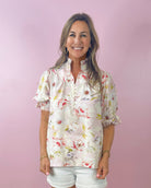 Wildflower Reverie Ruffle Top - Jessi Jayne Boutique
