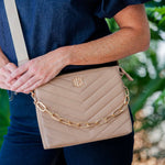 Ariana Latte Crossbody Purse - Jessi Jayne Boutique