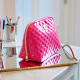 Capri Large Hot Pink Paten Pouch