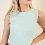 Color Pop Sculpted Crop Tank - Jessi Jayne Boutique