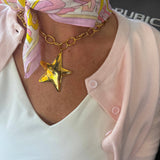 Chansuttpearls Star Necklace Gold