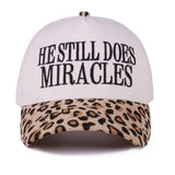 He Still Does Miracles Leopard Cap - Jessi Jayne Boutique