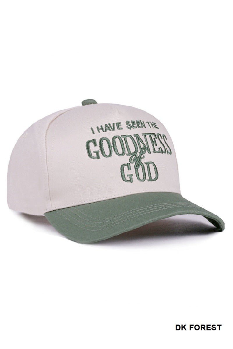Goodness of God Canvas Cap Forest Green - Jessi Jayne Boutique