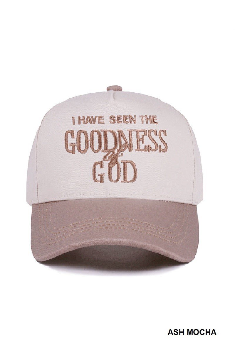 Goodness of God Canvas Cap Mocha - Jessi Jayne Boutique