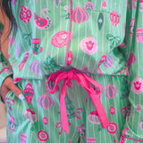 PREORDER- Decked in Ornaments Ruffle Pajama Set