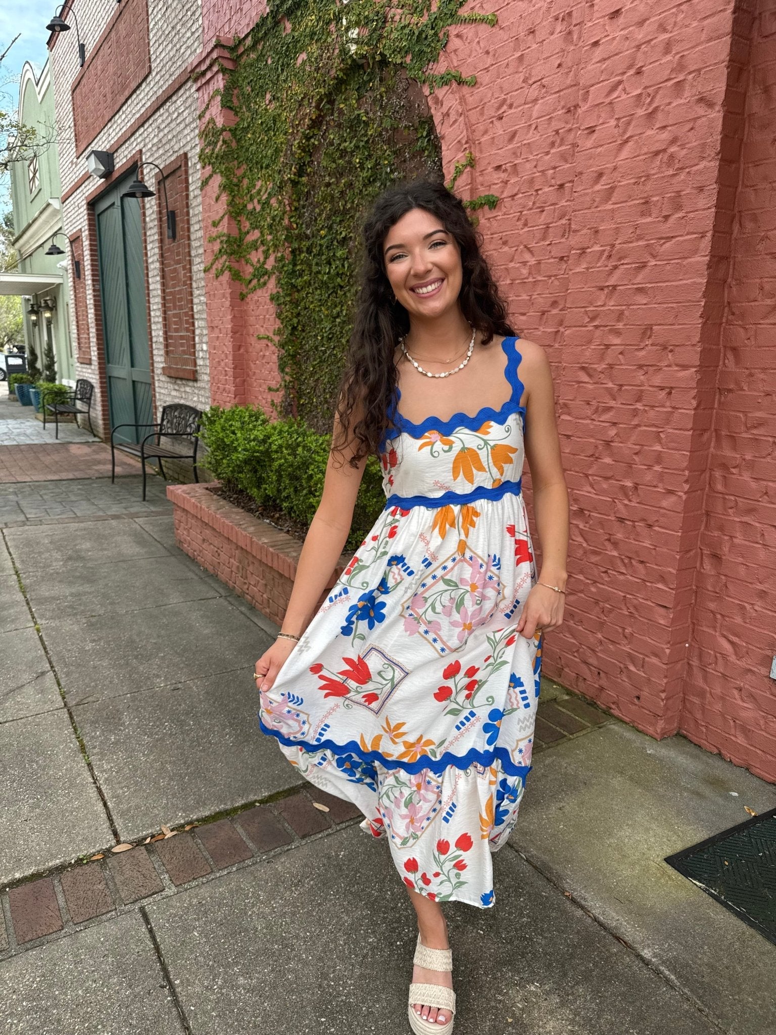 The Santorini Breeze Maxi Dress - Jessi Jayne Boutique