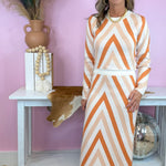 Cultivating Kindness Stripe Sweater Skirt Set - Jessi Jayne Boutique