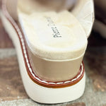 Golden Hour Brushed Gold Wedges - Jessi Jayne Boutique