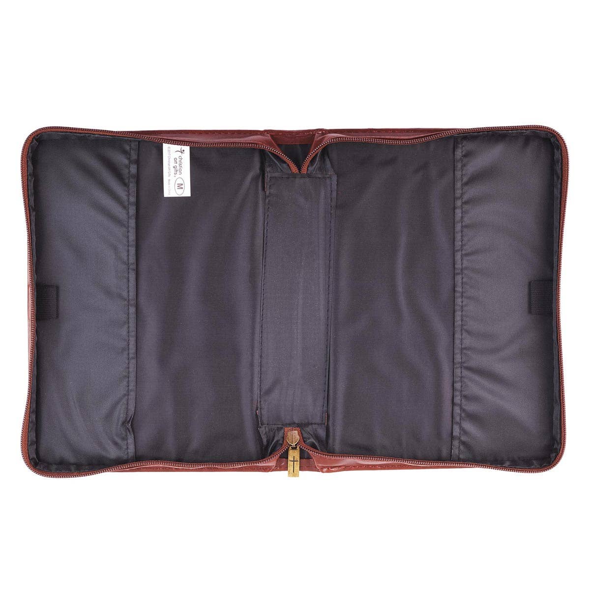 Bible Cover Classic Brown Names of God Brown Ex. 34:6: Medium - Jessi Jayne Boutique