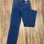 Judy Blue Dark High Waist Tummy Control Classic Straight Jeans 31" Inseam - Jessi Jayne Boutique