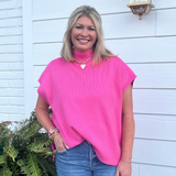Everyday Mock Neck Sweater Top
