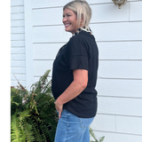 Everyday Ease Split Neck Top