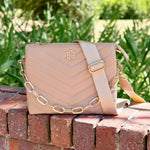 Ariana Latte Crossbody Purse - Jessi Jayne Boutique