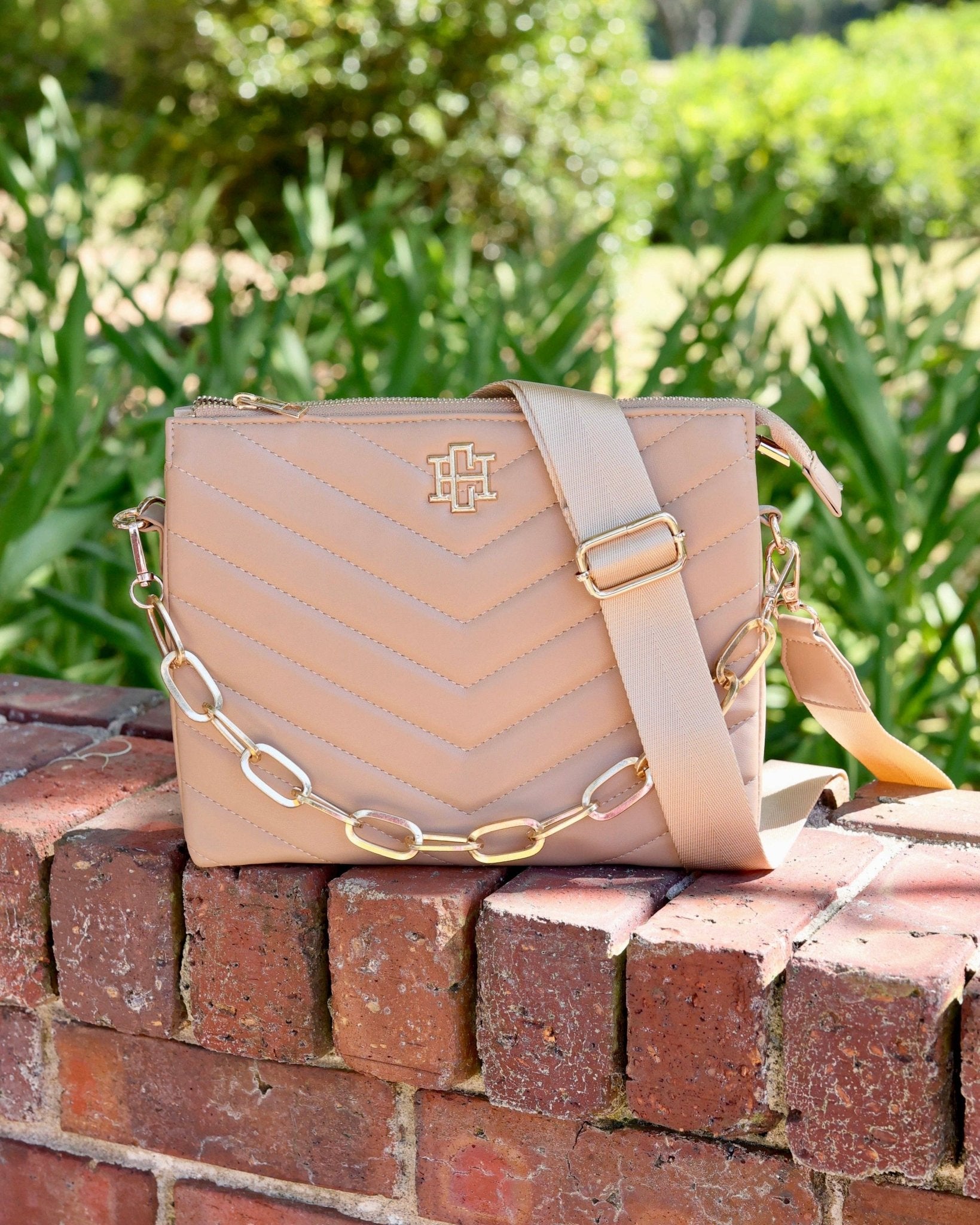 Ariana Latte Crossbody Purse - Jessi Jayne Boutique