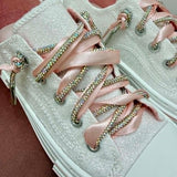 Very G White Glitter Aman Mary's Version Sneakers - Jessi Jayne Boutique